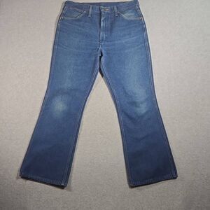 Wrangler Jeans no Fault Vintage 34 Short Flare 70s 954 Bell